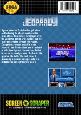 Jeopardy! (USA) box cover back